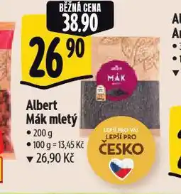 Albert Mák mletý nabídka