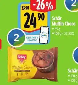 Albert Schar muffin choco nabídka