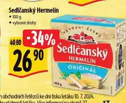 Albert Sedlčanský hermelín nabídka