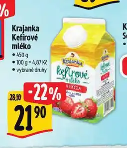 Albert Krajanka kefírové mléko nabídka