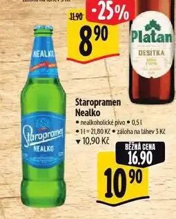 Albert Pivo staropramen nealko nabídka