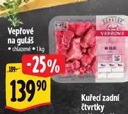 Albert Vepřové na guláš nabídka