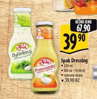 Albert Spak dressing nabídka