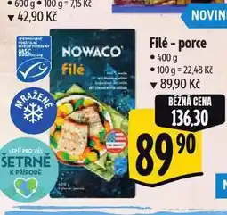 Albert Filé porce nabídka