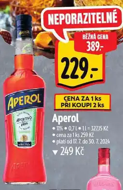 Albert Aperol nabídka