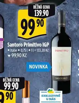 Albert Santoro primitivo igp nabídka