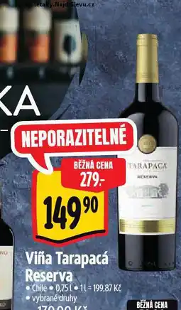 Albert Vina tarapacá reserva nabídka