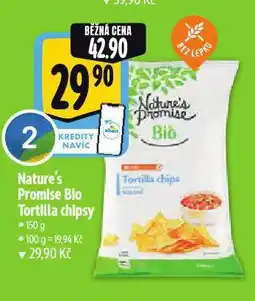Albert Bio tortilla chipsy nabídka