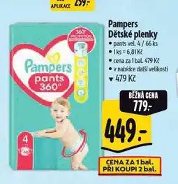 Albert Pampers dětské plenky nabídka