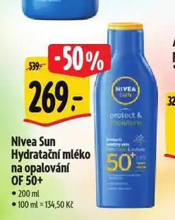 Albert Nivea sun hydratační mléko na opalování nabídka