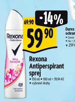 Albert Rexona antiperspirant nabídka