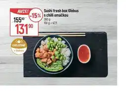 Globus Sushi fresh box globus s chilli omáčkou nabídka