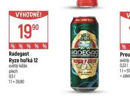 Globus Pivo radegast ryze hořká 12 nabídka