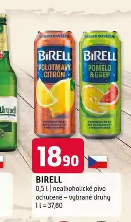 Terno Birell nealkoholické pivo nabídka