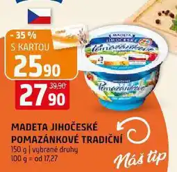 Terno Madeta jihočeské pomazánkové nabídka