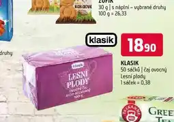 Terno Klasik čaj nabídka
