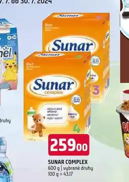 Terno Sunar kojenecká výživa nabídka