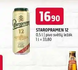 Terno Pivo staropramen nabídka