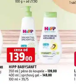 Terno Hipp babysanft sprchový gel nabídka
