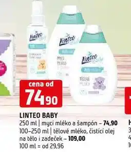 Terno Linteo baby tělové mléko nabídka