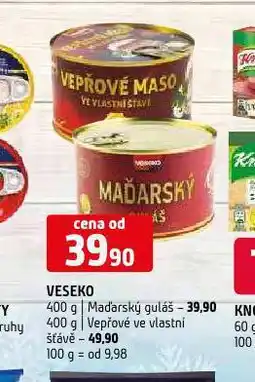 Terno Veseko maďarský guláš nabídka