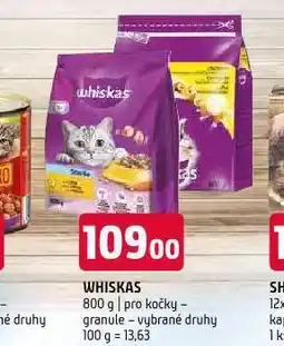 Terno Whiskas granule pro kočky nabídka