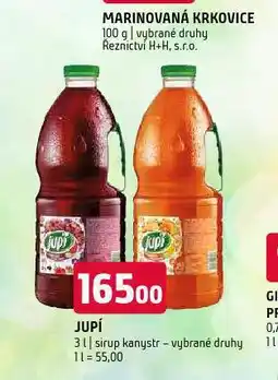 Terno Jupí sirup nabídka
