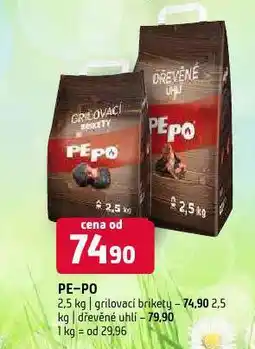 Terno Pepo grilovací brikety nabídka