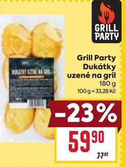 Billa Grill Party Dukátky uzené na gril nabídka