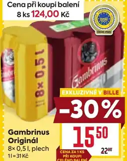 Billa Gambrinus Originál nabídka