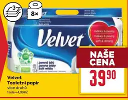 Billa Velvet Toaletní papír nabídka