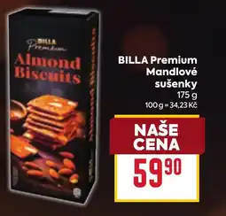 Billa BILLA Premium Mandlové sušenky nabídka