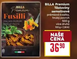 Billa BILLA Premium Těstoviny semolinové nabídka