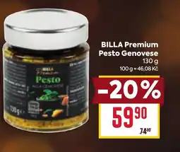 Billa BILLA Premium Pesto Genovese nabídka