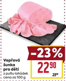 Billa Vepřová šunka pro děti nabídka