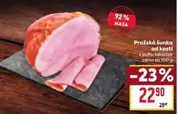 Billa Pražská šunka od kosti nabídka