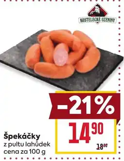 Billa Špekáčky nabídka