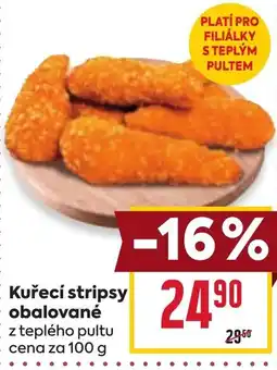 Billa Kuřecí stripsy obalované nabídka