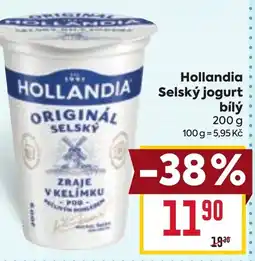 Billa Hollandia Selský jogurt bílý nabídka