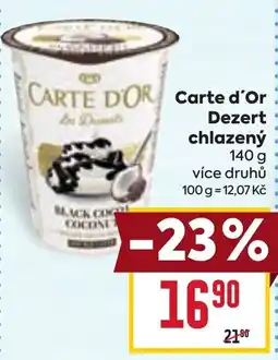 Billa Carte d'Or Dezert chlazený nabídka
