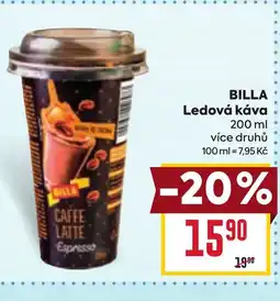 Billa BILLA Ledová káva nabídka