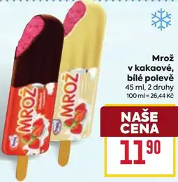 Billa Mrož v kakaové, bílé polevě nabídka