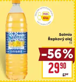 Billa Solmio Řepkový olej 1L nabídka