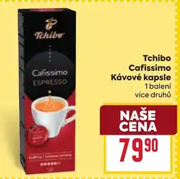 Billa Tchibo Cafissimo Kávové kapsle nabídka