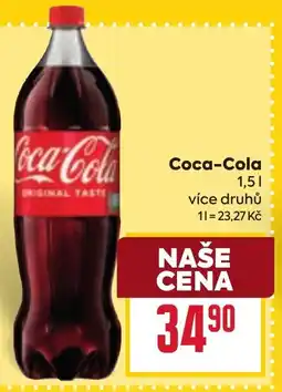 Billa Coca-Cola 1.5L nabídka