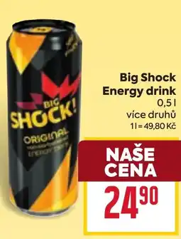 Billa Big Shock Energy drink 0.5L nabídka