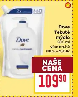 Billa Dove Tekuté mýdlo nabídka