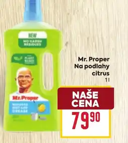 Billa Mr. Proper Na podlahy citrus 1L nabídka