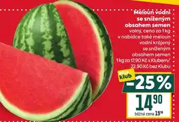 Billa Meloun vodni se sníženým obsahem semen nabídka