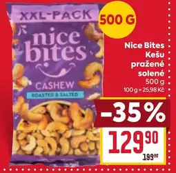 Billa Nice Bites Kešu pražené solené nabídka